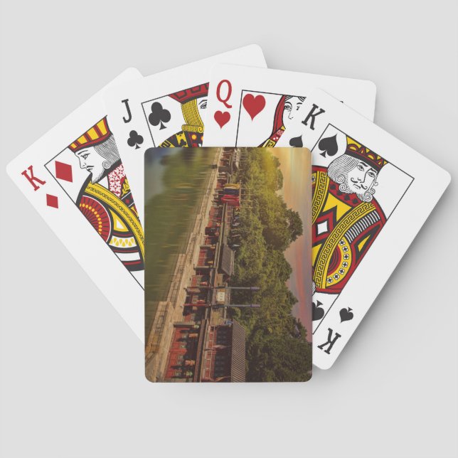 Baralho Bonito Palácio de Verão de Pequim em Sunset (Verso)