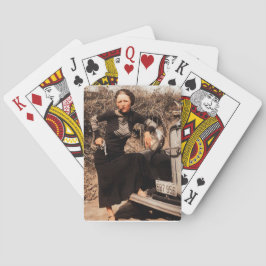 Baralho Bonnie Parker Smoking A Cigar 1933 Color