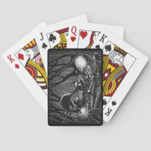 Baralho Boo Gatinho persegue fada tocando cartas