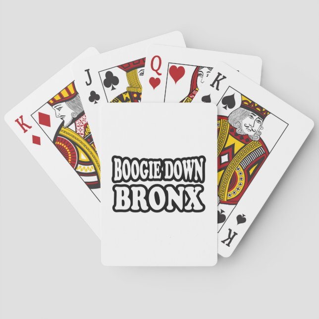 Baralho Boogie Down Bronx, Nova Iorque (Verso)