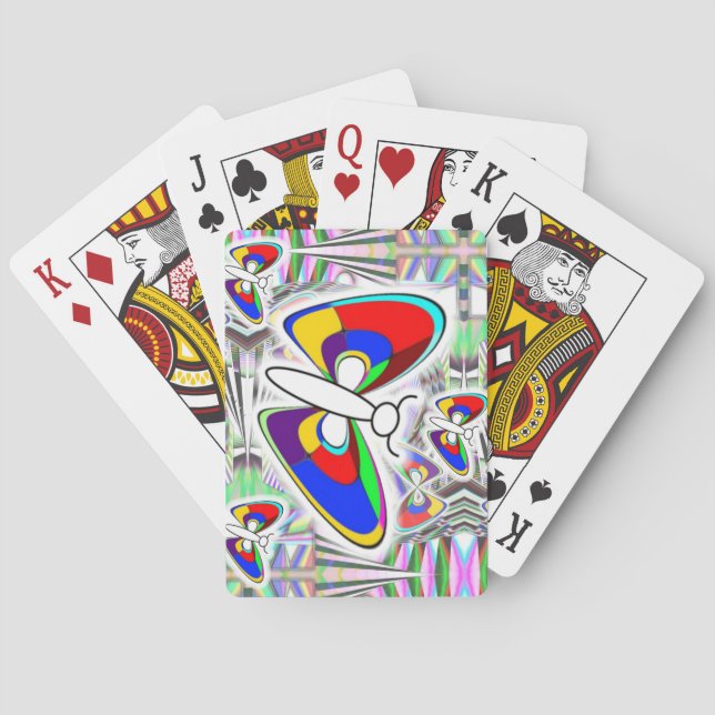 Baralho Borboleta-Arco-Íris  (Verso)