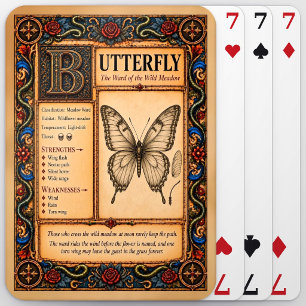 Baralho Borboleta, Arte do Bestiário Medieval