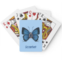 Borboleta Real Pavão Azul Personalizado