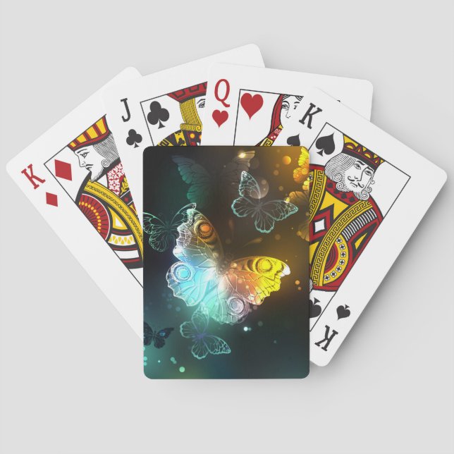 Baralho Borboletas luminosas e borboletas noturnas (Verso)