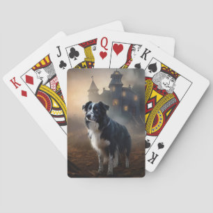 Baralho Border Collie Dia das Bruxas Assustador