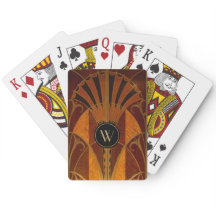 Borgonha e Monograma Dourado