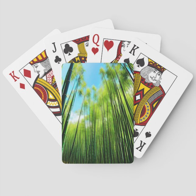 Baralho Bosques de bambu verde (Verso)