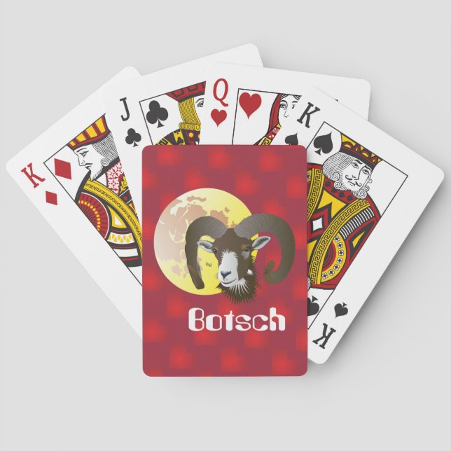 Baralho Botsch 21 mars fin 20 Gieu avrigl aí chartas (Verso)