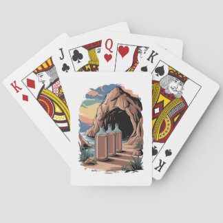 Baralho Bottles Near A Cave Entrance