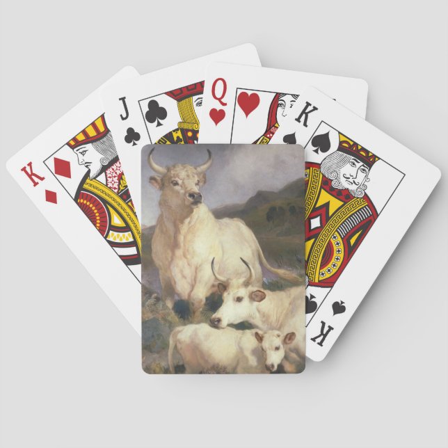 Baralho Bovinos Selvagens de Chillingham (Verso)