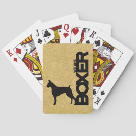 Baralho Boxer Dog Breed Playing Cards Theme