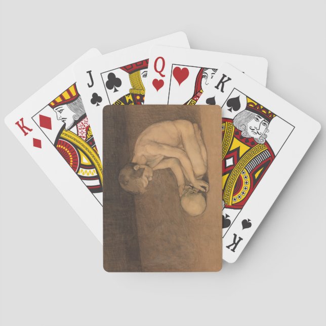 Baralho Boy with Skull (por Magnus Enckell) (Verso)