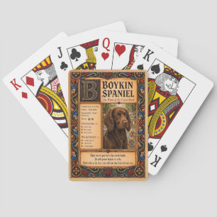 Baralho Boykin Spaniel, Arte de Bestiário Medieval