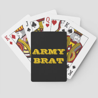 Baralho Brat do Exército de Cartões
