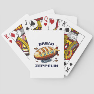 Baralho Bread Zeppelin - Design da Aeronave de Arte em Pix