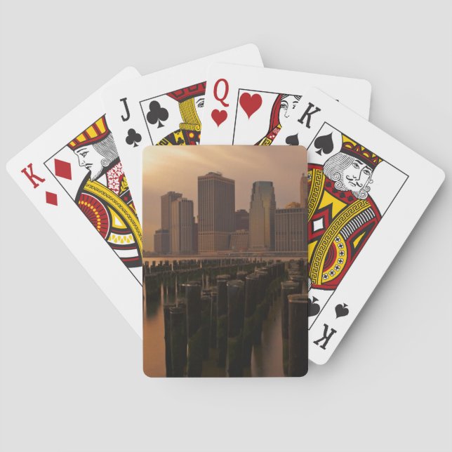 Baralho Brilho de sol durante os céus tempestuosos sobre o (Verso)