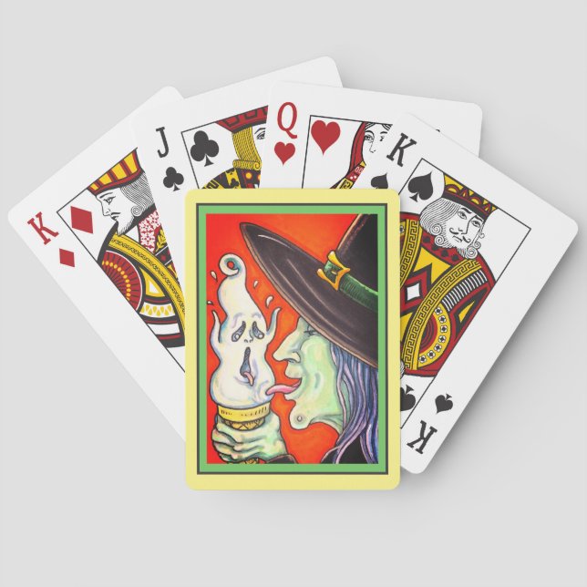 BARALHO BRISAS COMENDO GRITANDO CONE DE SORVETE, HALLOWEEN (Verso)