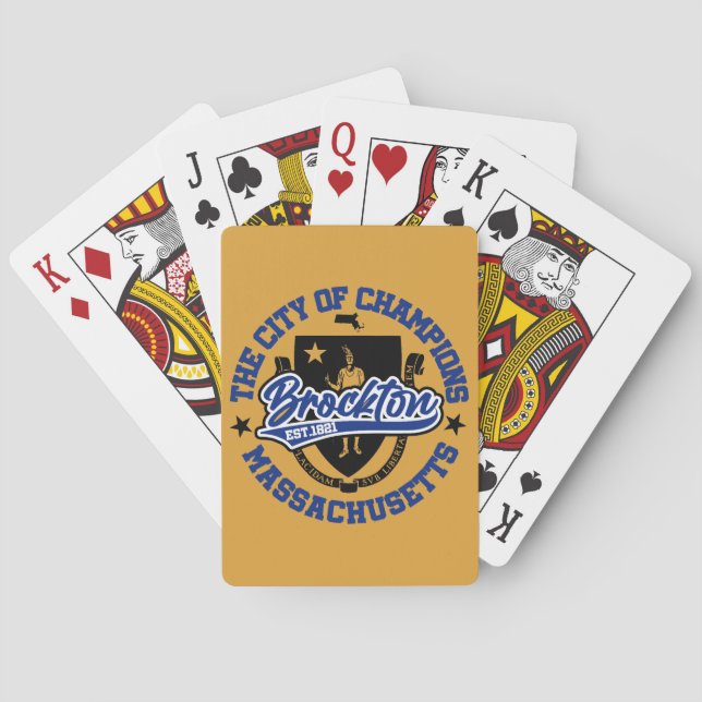 Baralho Brockton, Massachusetts (Verso)