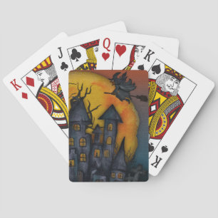 Baralho Bruxa numa vassoura