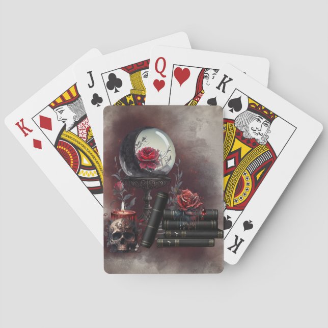 Baralho Bruxaria | Magia Items Spellbooks and Crystal Ball (Verso)