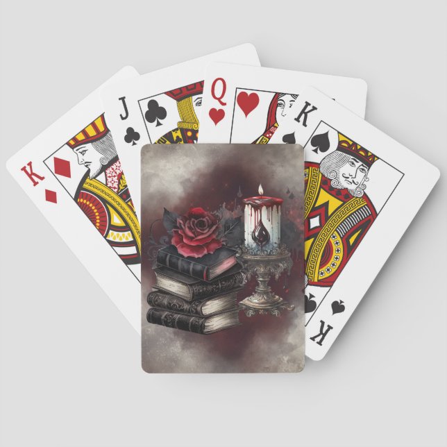 Baralho Bruxaria | Túmulos e Velas de Crânio (Verso)