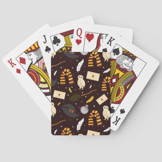 Baralho Bruxas, Assistentes e Padrão Mágico (Verso)