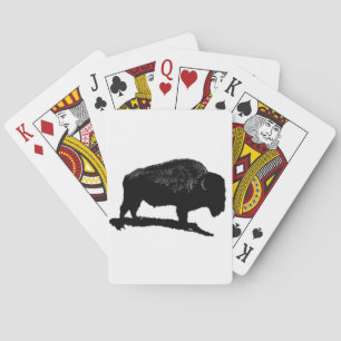 Baralho Buffalo Preto e Branco
