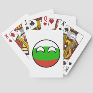 Baralho Bulgária Geeky de tensão engraçada Countryball
