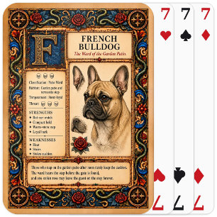 Baralho Bulldog Francês, Arte Medieval Bestiário