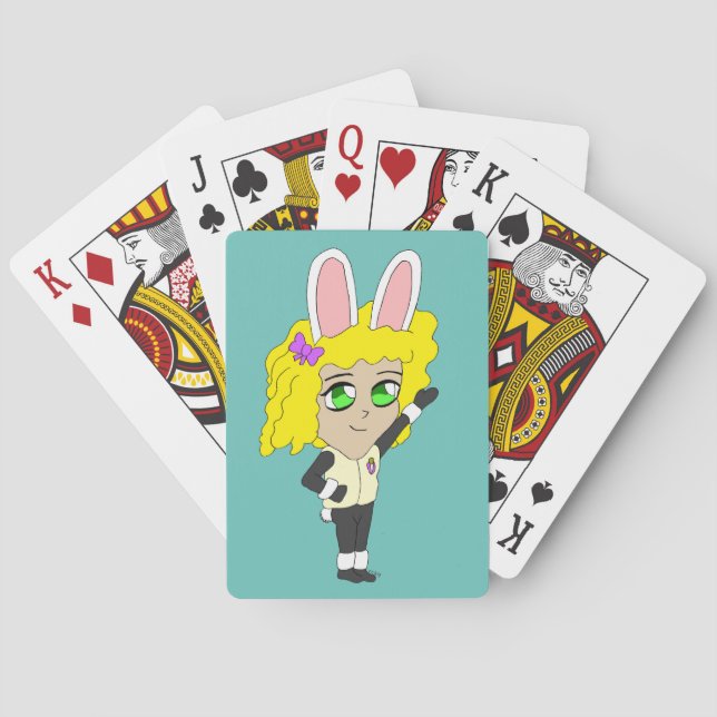 Baralho bunnygirl chibi (Verso)