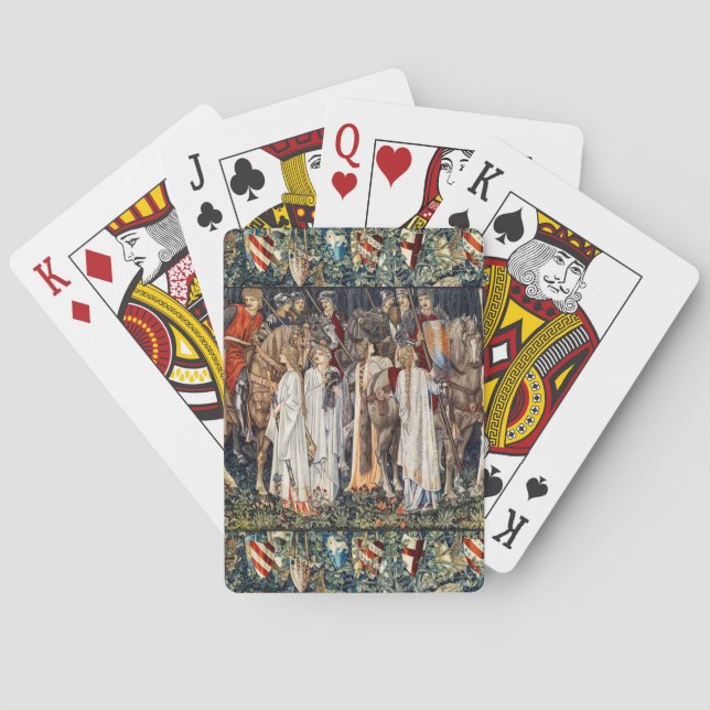 Baralho Busca pelo Santo Graal, Armo, Partida dos Cavaleir (Verso)