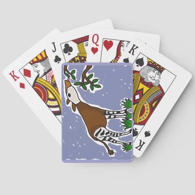Baralho CA- Okapi Art Cartoon (Verso)
