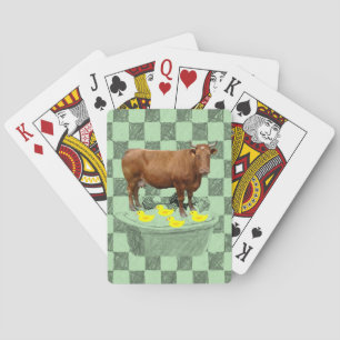Baralho Cabeçalho de Cartão de Reprodução de Vaca