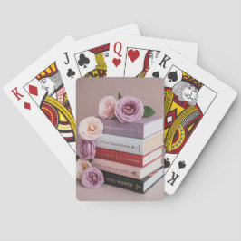 Baralho Cabeçote de Cartão de Poker do Book Lover