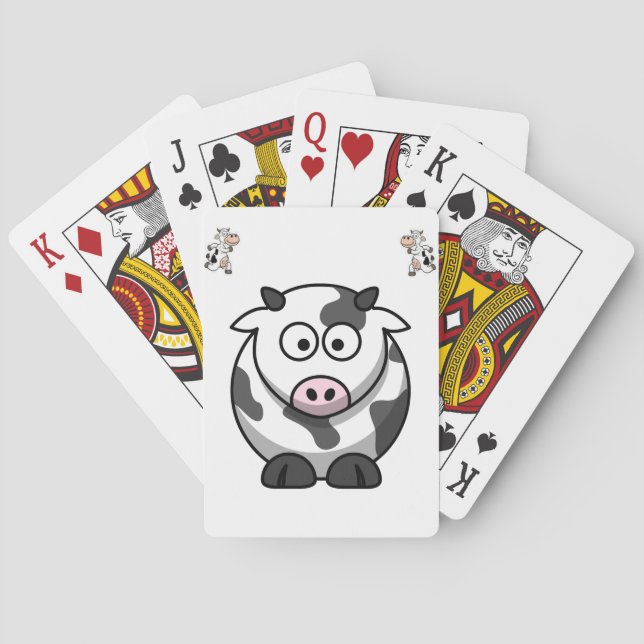 Baralho Cabine de Reprodução de Vaca (Verso)