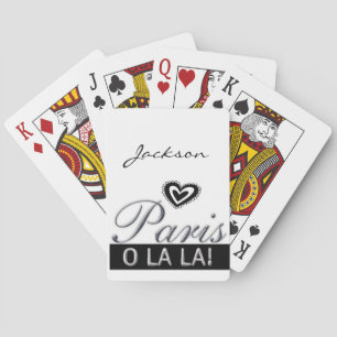 Baralho Cabine de Reprodução França de Coração Negro