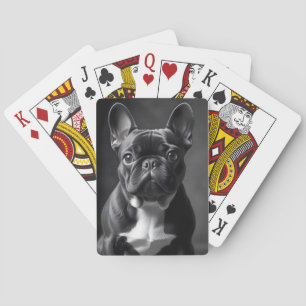 Baralho Cachorro-Bulão Francês Adorável Pet Art Poster
