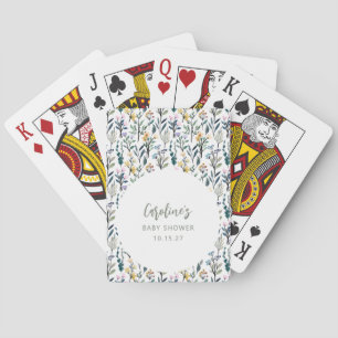 Baralho Cachorro Cachorro Aquarela Chá de fraldas Selvagem