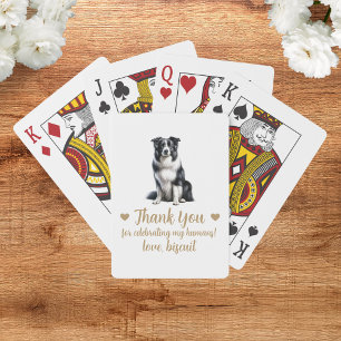 Baralho Cachorro Casado Favorece Jogando Cartões