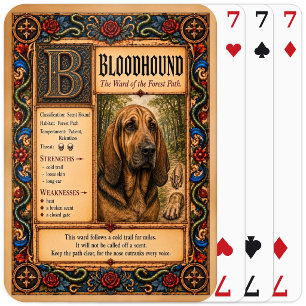 Baralho Cachorro de Sangue, Arte do Bestiário Medieval