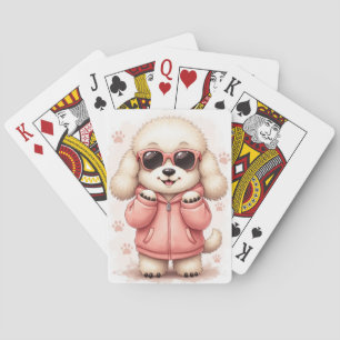 Baralho Cachorro Kawaii Bobo do Antigo Inglês