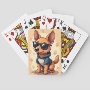 Baralho Cachorro Kawaii Malinois Belga Engraçado
