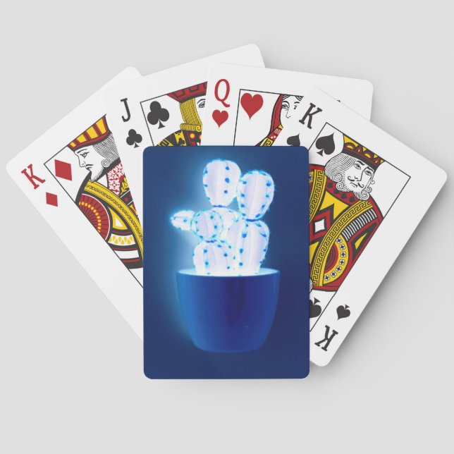 Baralho Cacto azul (Verso)