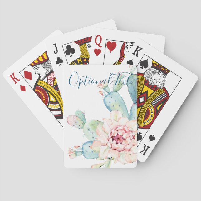 Baralho Cactus de Bloqueio de Pastel de Mola (Verso)