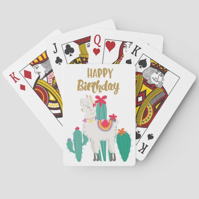 Baralho Cactus Happy Birthday (Verso)