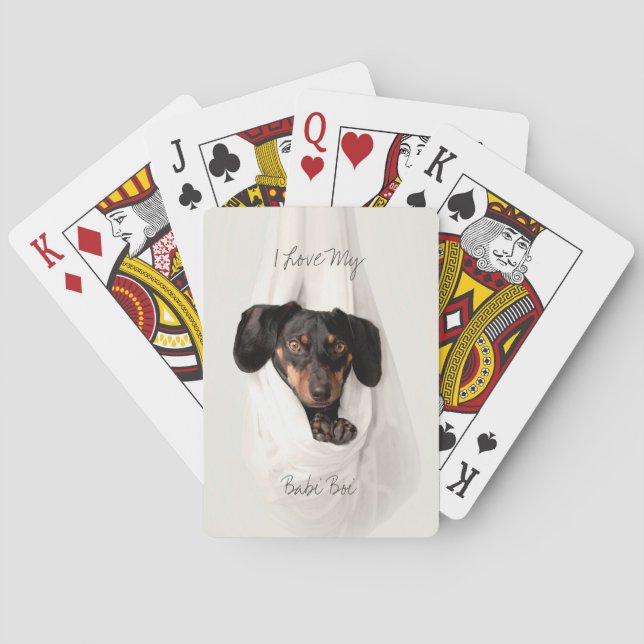 Baralho Caderno de notas Cartas de jogar personalizadas pa (Verso)