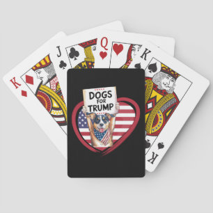 Baralho Cães para Trump: Patriotas Paw-Lípticos
