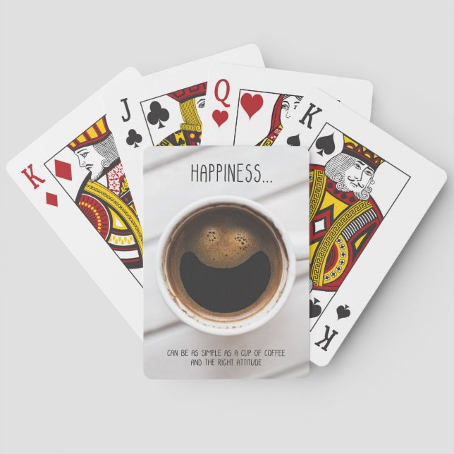 Baralho Café Com Sobremesa É Felicidade (Verso)