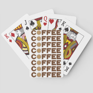 Baralho Café feito de café, feijão e bebida