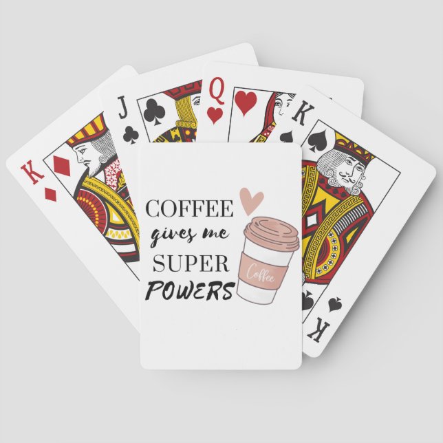 Baralho Café me dá super poderes (Verso)